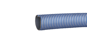 Wąż spiralny z PVC, szaro-niebieski